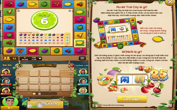 Game Ru-lét Trái Cây tại Jbo